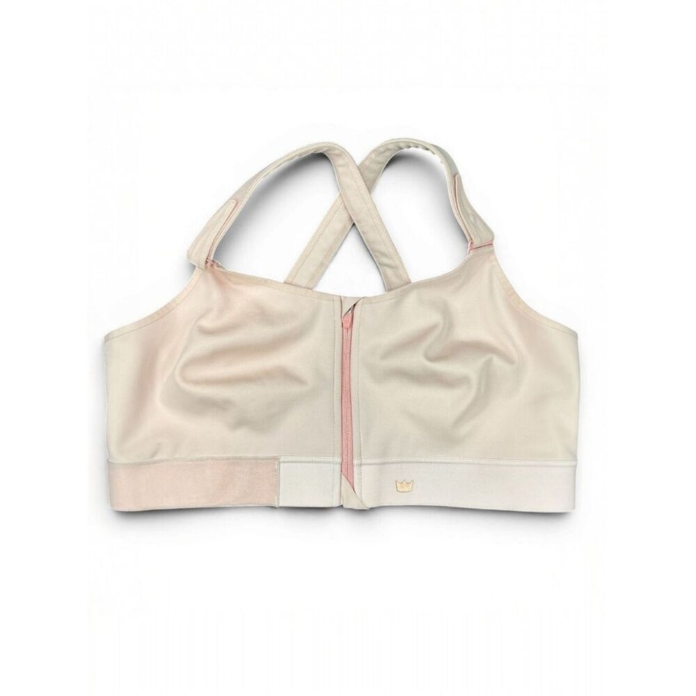 SheFit Flex Sports Bra Size 5Luxe Blush Pink  Medium Impact Workout Gym Running